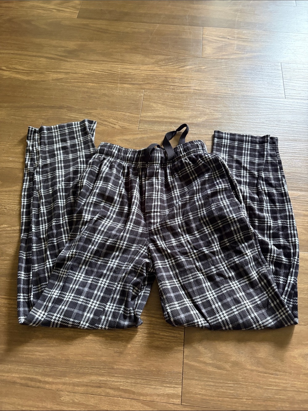 Black & White Plaid Lounge Pants